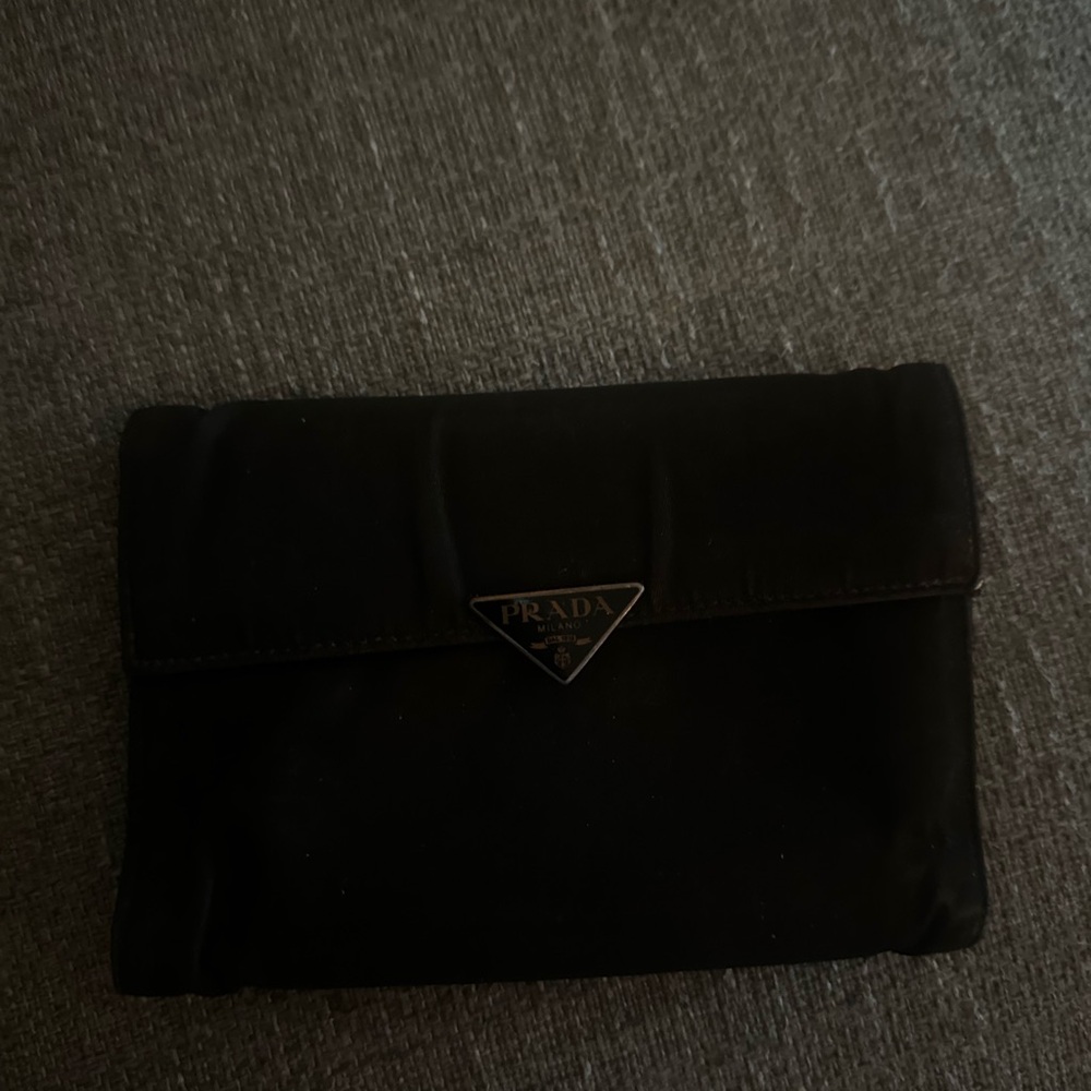 Prada Black Nylon Wallet